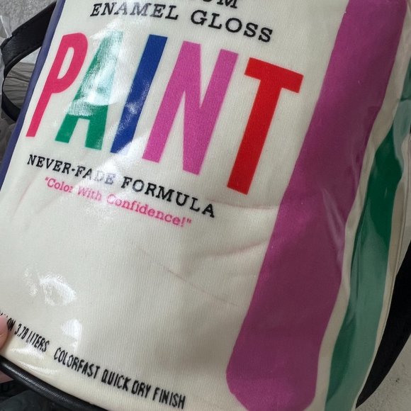 kate spade novelty brushstroke paint bucket crossbody bag purse SEE PHOTOS - Picture 5 of 16